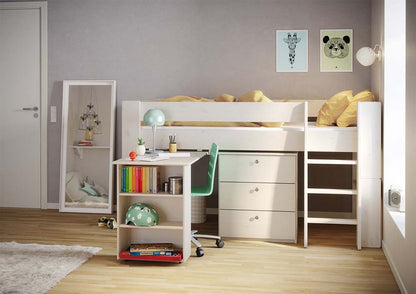 Steens for Kids Kinderschrank mit 4 Ablagefächer White Wash