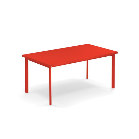 Emu Star Gartentisch 160x90 cm rechteckig Rot