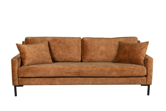 Houda Sofa 3-Sitzer Braun