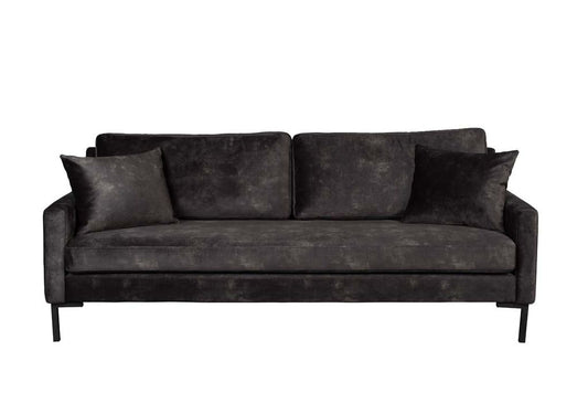 Houda Sofa 3-Sitzer Anthrazit