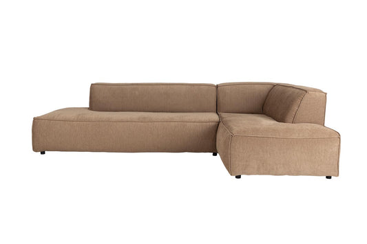 Sofa Fat Freddy Rib RIGHT 3-Sitzer Braun