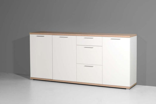 TAMPA Sideboard Weiß / Eiche Sonoma