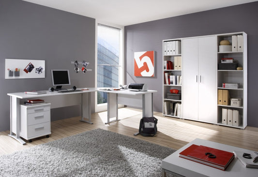 Office Line Home Office Komplettset 5-teilig Weiß - Froschkönig24