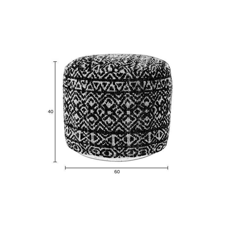 Liv Pouf Ø60cm Lila