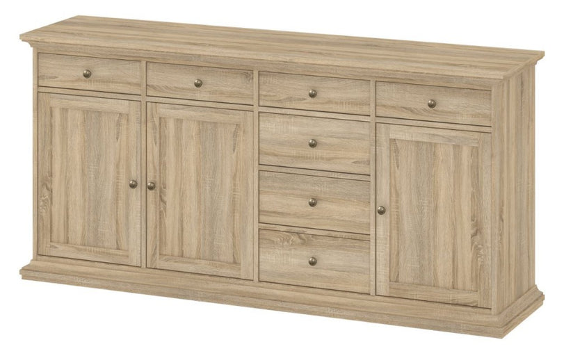 Tvilum Paris Sideboard Türenschrank Kommode Schrank Anrichte Regal 79854 Eiche Sonoma - Froschkönig24