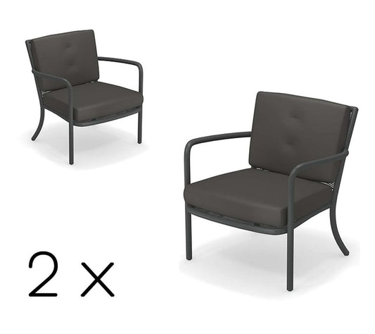 Emu Athena 2er Set Loungesessel Antikeisen