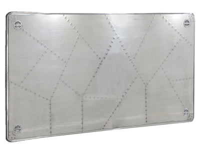 AIRMAN Bett-Kopfteil 220x120 cm Silber