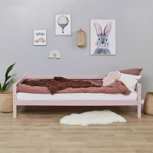 Eco Dream Juniorbett inkl. Rolllattenrost 90x200 cm Rosa