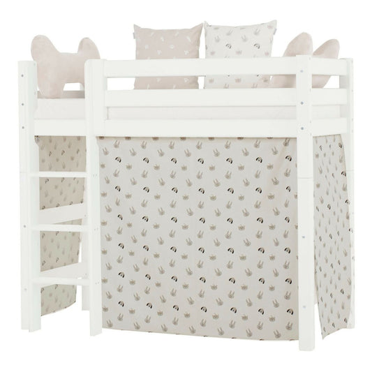 Hoppekids PETS Vorhang für Mittelhochbett 70x160 cm, Creme