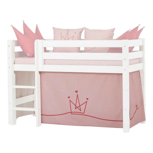 Hoppekids Princess Vorhang für Halbhochbett und Etagenbett 70x160 cm Rosa