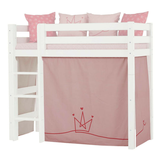 Hoppekids Princess Vorhang für Mittelhochbett 70x160 cm Rosa