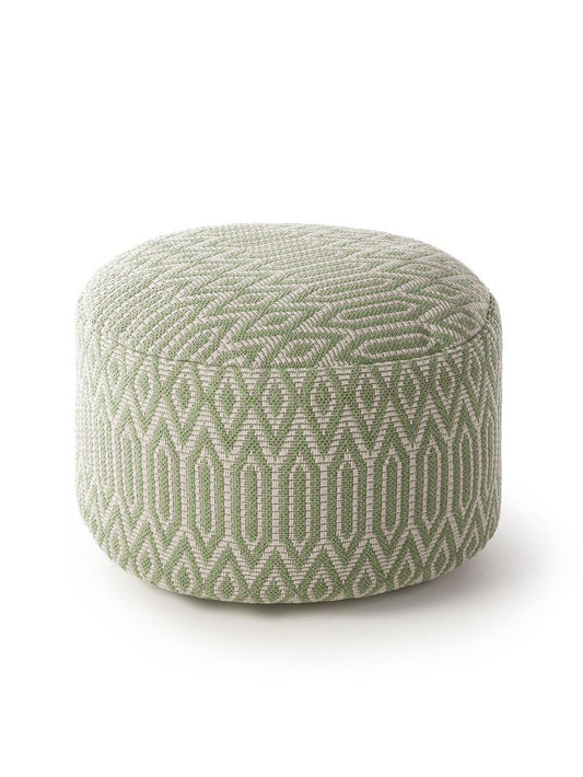 Pouf Ibiza 55x55x35 cm Grün