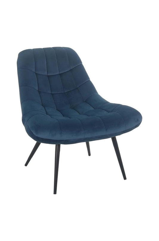 Sessel XXL Samt Blau