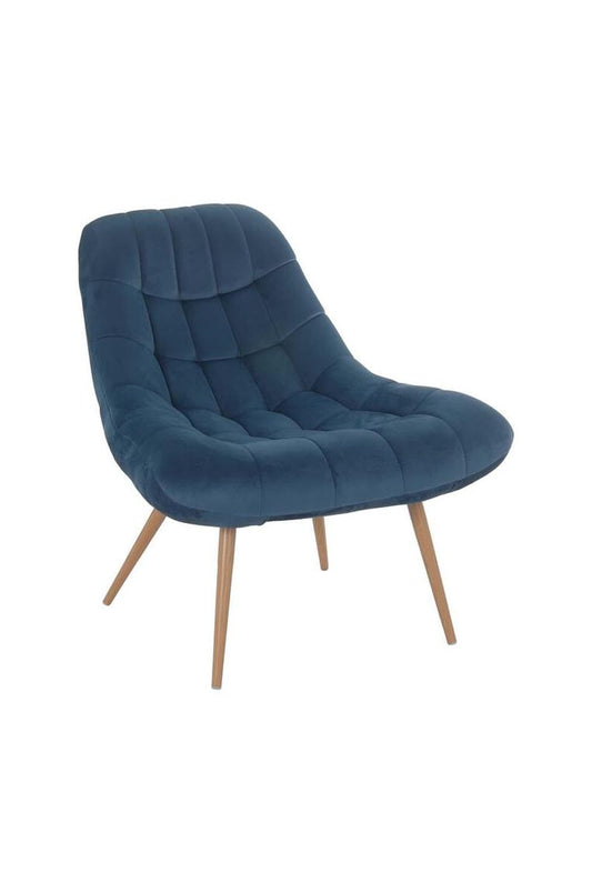 Sessel XXL Samt Blau