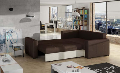 Corona Ecksofa 235 x 162 cm inkl. Liegefläche, Flieder / Rosa (Velour)