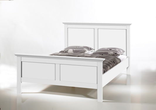 Tvilum Paris Bett 160cm Doppelbett Betten Bettgestell Weiß - Froschkönig24