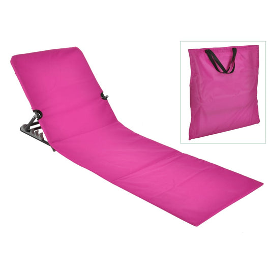 HI Faltbare Strandmatte PVC Rosa 105032