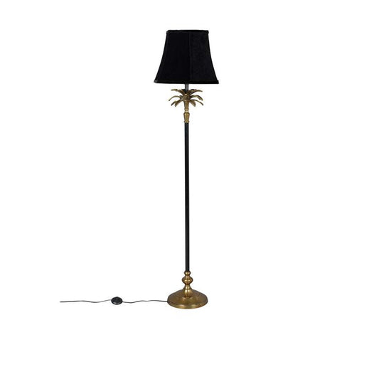 Cresta Stehlampe E27 Schwarz / Gold