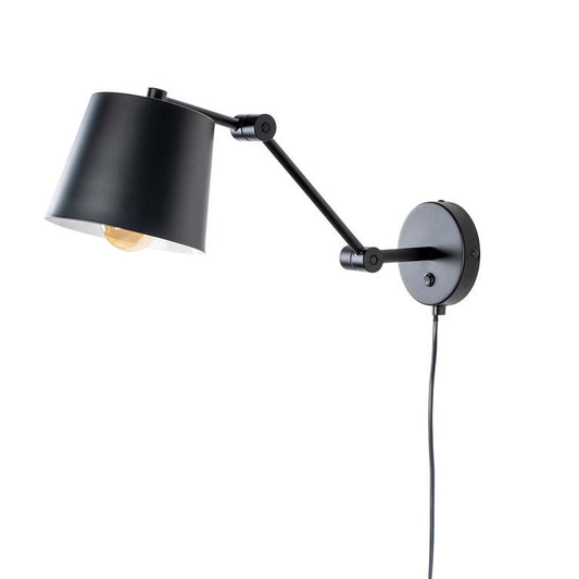 Hajo Wandlampe E27 Schwarz