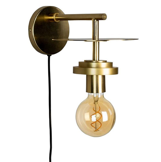 Aden Wandlampe E27 Messing