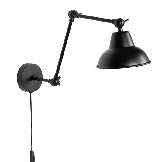 Xavi Wandlampe E27 Schwarz