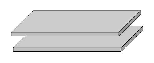 Solid  2 Einlegeböden groß FÜR STS 270 Artisan Eiche