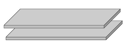 Solid 2 Einlegeböden für STS Artisan Eiche