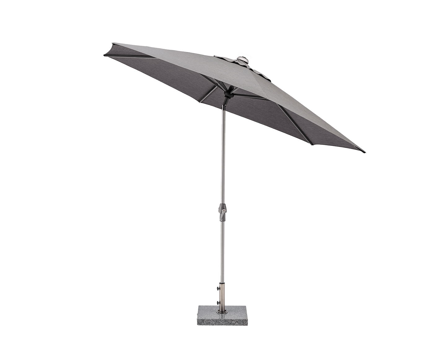 Kettler Easy Allround Sonnenschirm Ø270 cm Silber / Grau