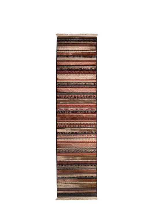 Nepal Teppich 67 x 245 cm(BxT) dunkel Bunt