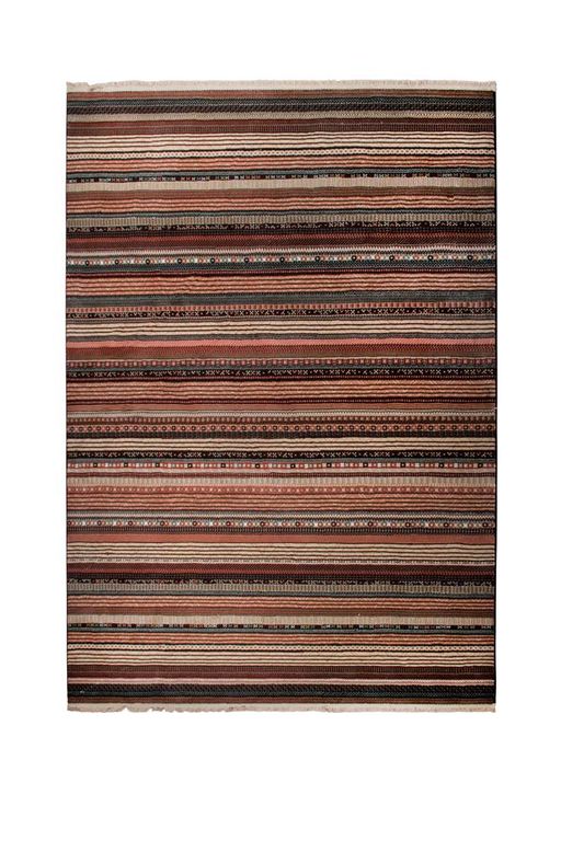 Nepal Teppich 160 x 235 cm(BxT) dunkel Bunt