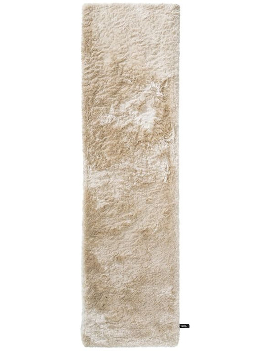 Hochflorteppich Läufer Whisper 80x300 cm Beige