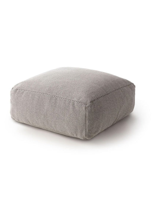 Pouf Bora 68x68x25 cm Hellgrau