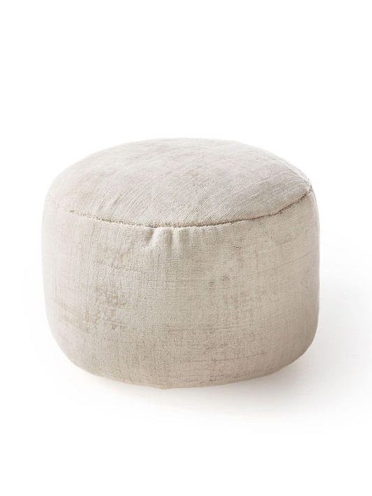 Pouf Nova 55x55x30 cm Creame