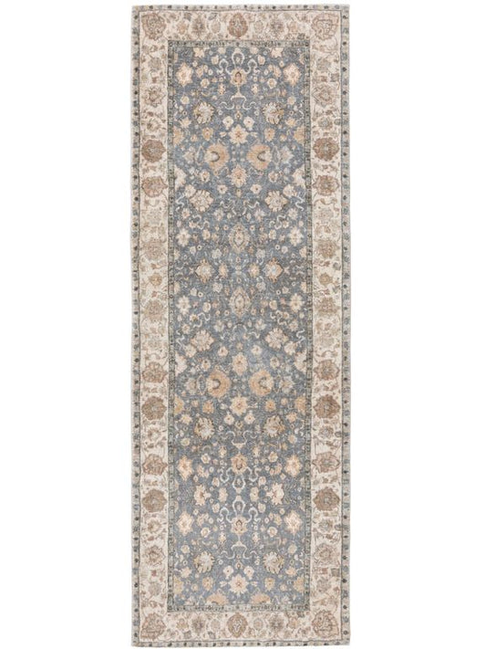 Läufer Mara 80x240 cm Beige / Blau