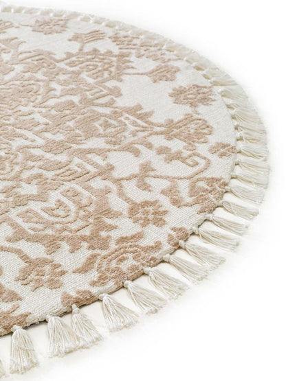 Teppich Elias Ø 150 cm rund Beige