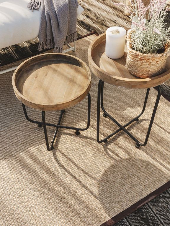 In- & Outdoor Teppich Nandi Beige