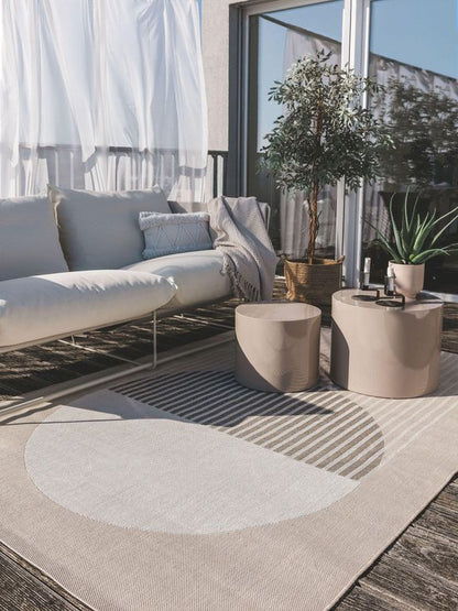 In- & Outdoor Teppich Anuk Beige