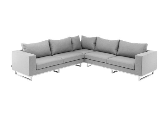 Kettler Ego Lounge-Set Silber / Hellgrau Sunbrella