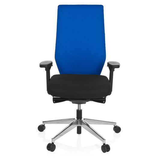 Bürostuhl, drehbar, PRO-TEC 700 Schwarz / Blau