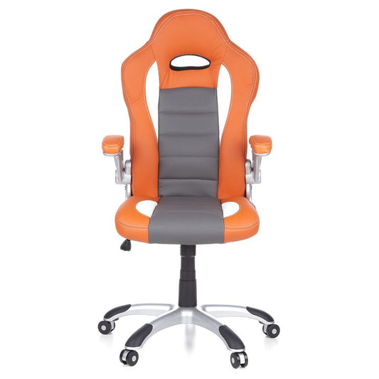 Gamingstuhl GAME SPORT Orange / Weiß - Froschkönig24