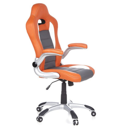 Gamingstuhl GAME SPORT Orange / Weiß - Froschkönig24