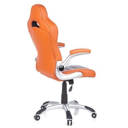 Gamingstuhl GAME SPORT Orange / Weiß - Froschkönig24