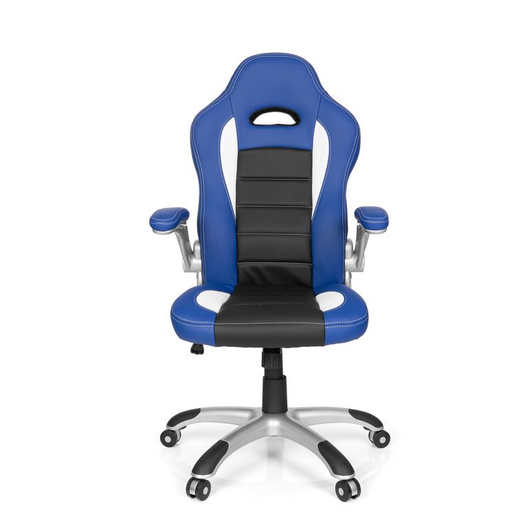 Gamingstuhl GAME SPORT Blau / Schwarz - Froschkönig24