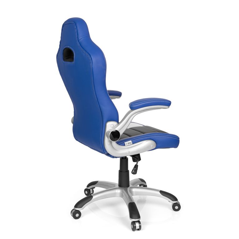 Gamingstuhl GAME SPORT Blau / Schwarz - Froschkönig24