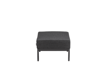 Kettler Gartenlounge-Set 9-teilig, Pure Ecklounge Outdoorsofa, mit Gartentisch Cubic mit HPL Tischplatte Anthrazit / Grau