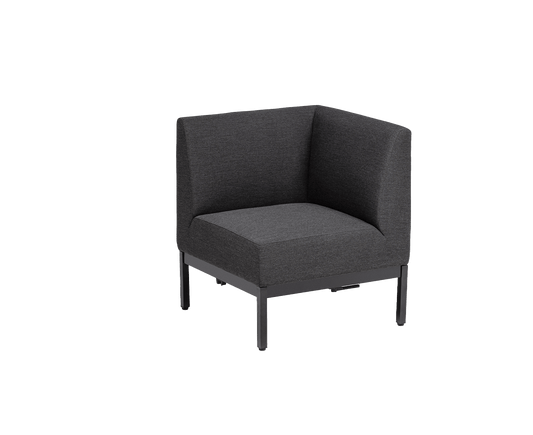 Kettler Pure Lounge Eckteil Anthrazit / Sunbrella