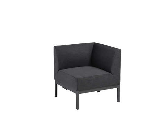 Kettler Pure City-Line Lounge Eckteil Anthrazit / Sunbrella