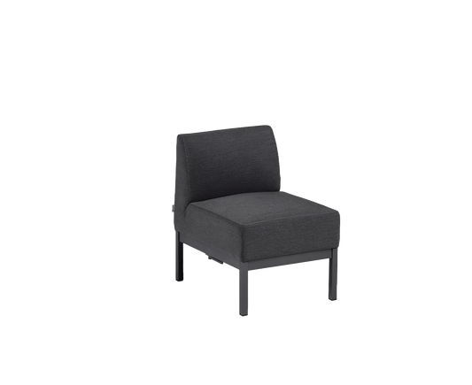 Kettler Pure City-Line Lounge Mittelteil Anthrazit / Sunbrella