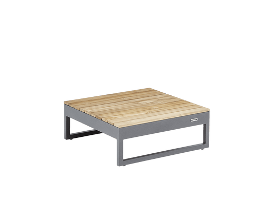 Kettler Ocean Skid Plattform Lounge Tisch Teak / Anthrazit Matt