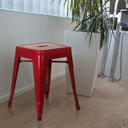 Bistrohocker VANTAGGIO Metallic / Rot